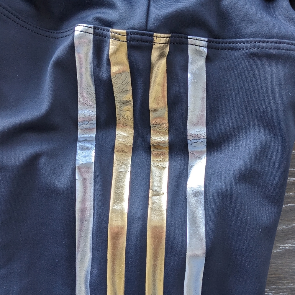 Beach Riot Jade Gold Stripe Leggings Size XS - Picture 4 of 10